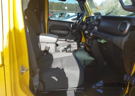 2021 Jeep Wrangler Unlimited Willys Sport 4X4 из США, поврежденный, VIN 1C4HJXDN5MW720380